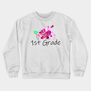 First grade design Crewneck Sweatshirt